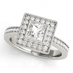 ENGAGEMENT RINGS HALO SQUARE & CUSHION