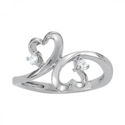 DIAMOND FASHION HEART RINGS