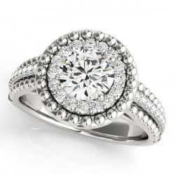 ENGAGEMENT RINGS HALO ROUND