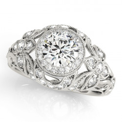 ENGAGEMENT RINGS HALO ROUND