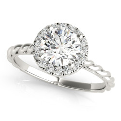 ENGAGEMENT RINGS ROUND CENTER