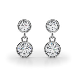 LAB GROWN DIAMOND FASHION EARRINGS
